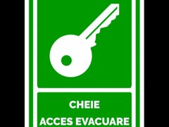 Semn pentru cheie acces evacuare